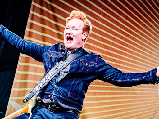 Conan O’Brien Channels Bob Dylan in Epic Newport Folk Festival Debut