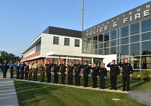 9/11 remembrance ceremony held at police/fire building Wednesday morning | News, Sports, Jobs - Times Republican