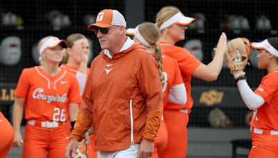 Texas softball coach Mike White shares his Longhorns' starting pitcher thoughts for Game 1