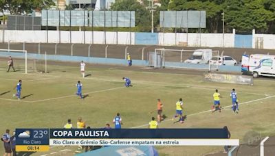 Copa Paulista: Confira como chegam São-Carlense, CAT, Rio Claro, Francana e Barretos para a rodada #2