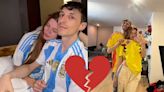 Resultados de la Copa América meterían en problemas a tiktoker argentina con su novio colombiano: “Me baja la presión”