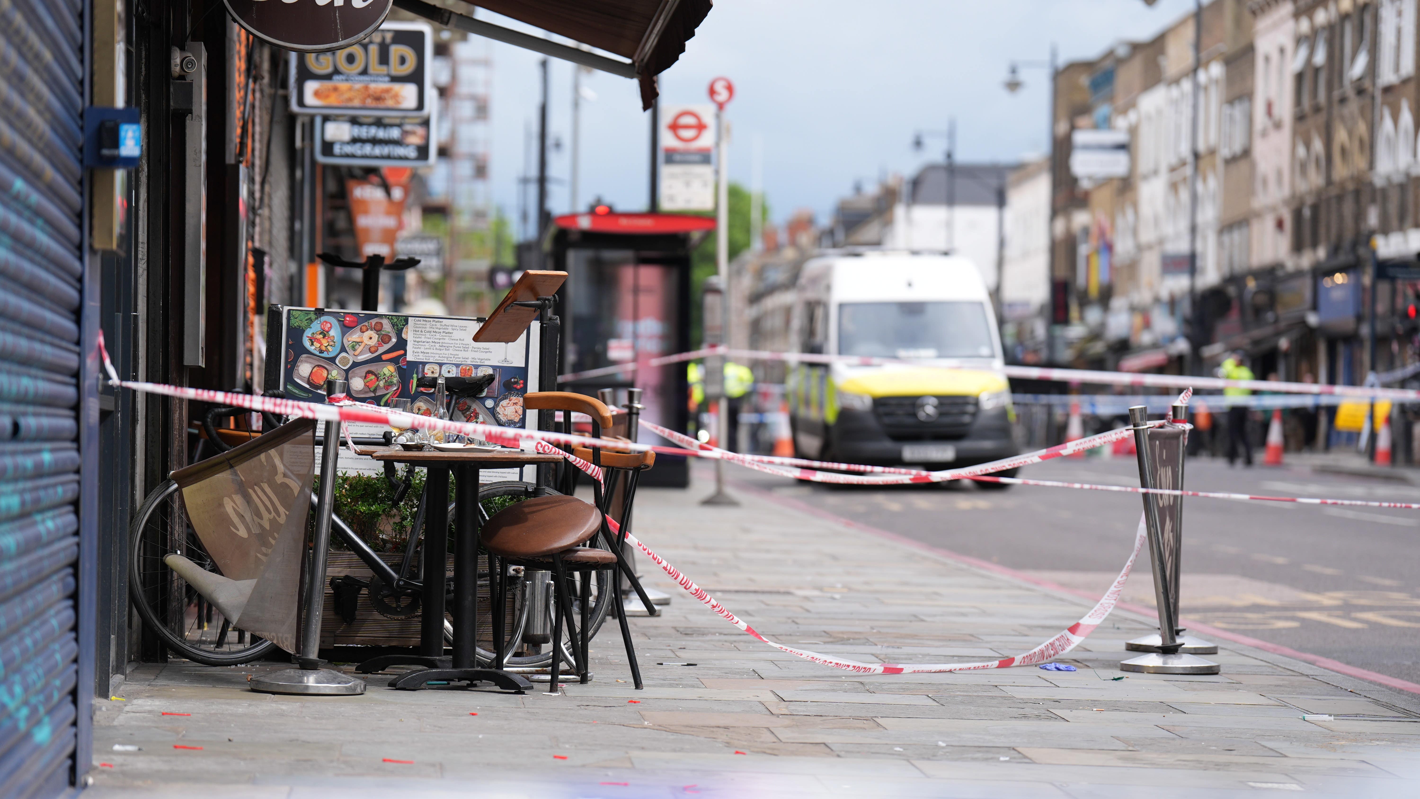 Girl, 9, fighting for her life and three men hurt after Hackney shooting