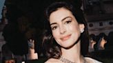 Anne Hathaway Wears Glamorous Gap — Yes, Gap — Dress On The Red Carpet