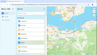 Apple Map網頁版面世 料擴充功能挑戰Google Map | am730