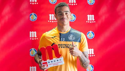 Mason Greenwood named Getafe's player of the season ahead of summer transfer