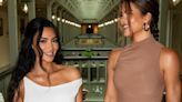 Las Kardashian y otros famosos llegaron a la boda más lujosa del año en India: sus atuendos enamoran