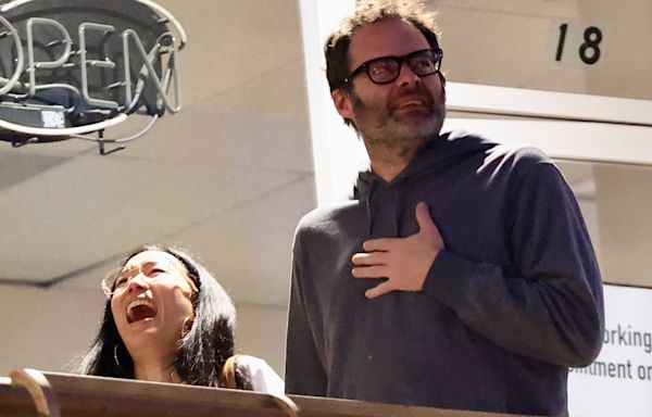 Ali Wong and boyfriend Bill Hader seen laughing on date night during rare outing