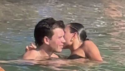 Luke Newton Packs on the PDA with Rumored Girlfriend Antonia Roumelioti During Italian Vacation