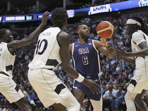 James hits game winner with 8 seconds left, US avoids upset and escapes South Sudan 101-100