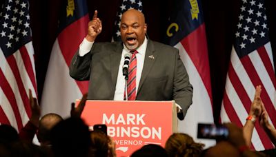 At North Carolina’s GOP convention, governor candidate Robinson energizes Republicans for election