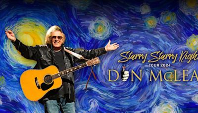 Don McLean Starry Starry Night Tour 2024 in New Jersey at State Theatre New Jersey 2024