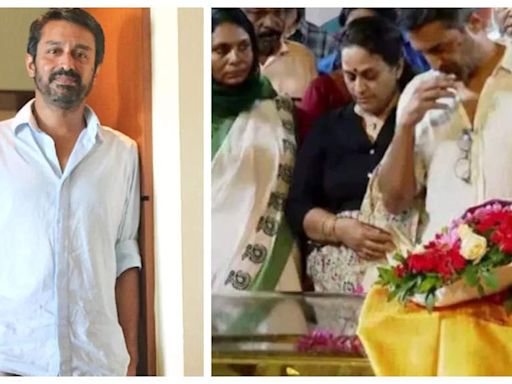 T P Madhavan's son, Bollywood director Raja Krishna Menon, bids farewell as veteran actor laid to rest - Times of India