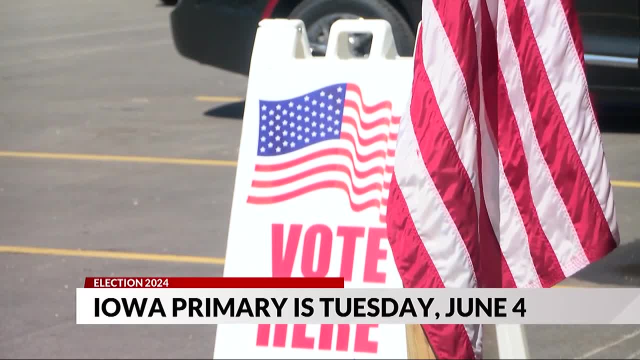 Iowa's primary election to take place on June 4