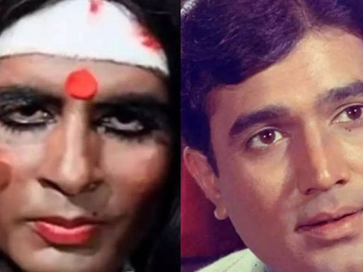 When Rajesh Khanna disapproved of Amitabh Bachchan's 'Mere Angne Mein': 'I will never compromise on my dignity and don a saree' - Times of India