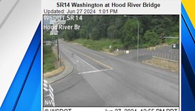 Semi-truck crash damages Hood River Bridge; Bridge closed until further notice