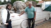 Rock-solid motor: Croatia's Mercedes monument honours emigrants