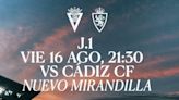 El Real Zaragoza comenzará la liga el viernes 16 de agosto en el Nuevo Mirandilla