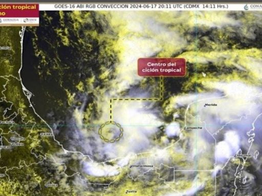 ¡Al fin! Se forma el ciclón tropical Uno en el Golfo; sigue aquí su trayectoria