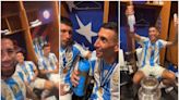 Argentina campeón de América | La intimidad del vestuario: el festejo de la selección tras ganar la final