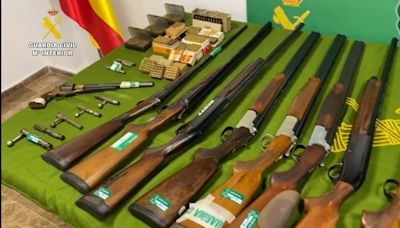 Vídeo | Desarticulado el mayor taller ilegal de armas de fuego de Canarias