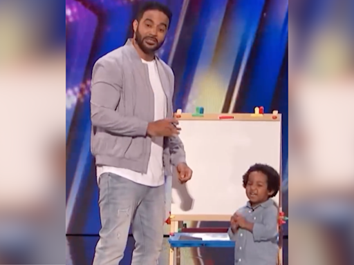 2-Year-Old Goes Viral For Solving Mind-Blowing Math Equations On "America's Got Talent," Watch