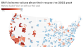 Update: The home price correction in America’s 400 largest housing markets, as told by one interactive map