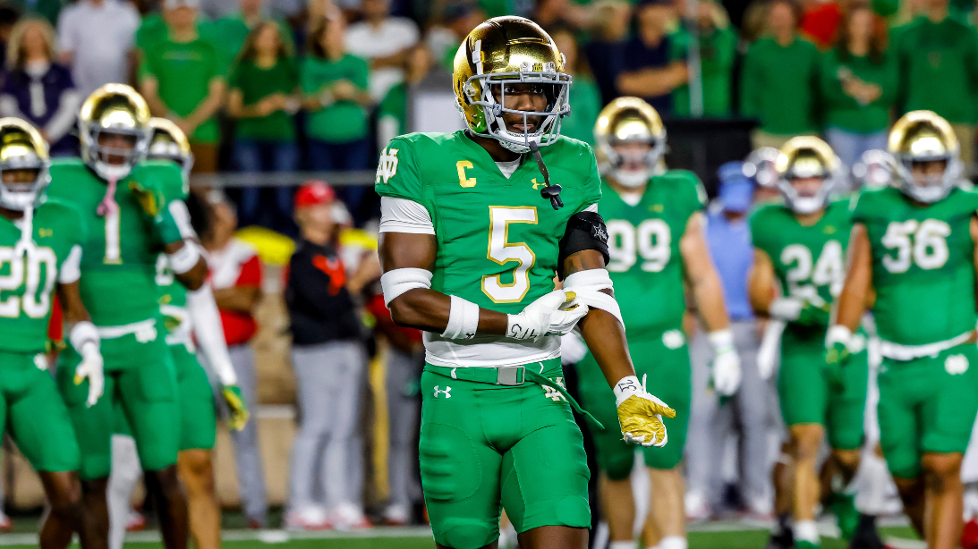 Los Angeles Chargers Draft Notre Dame Cornerback Cam Hart