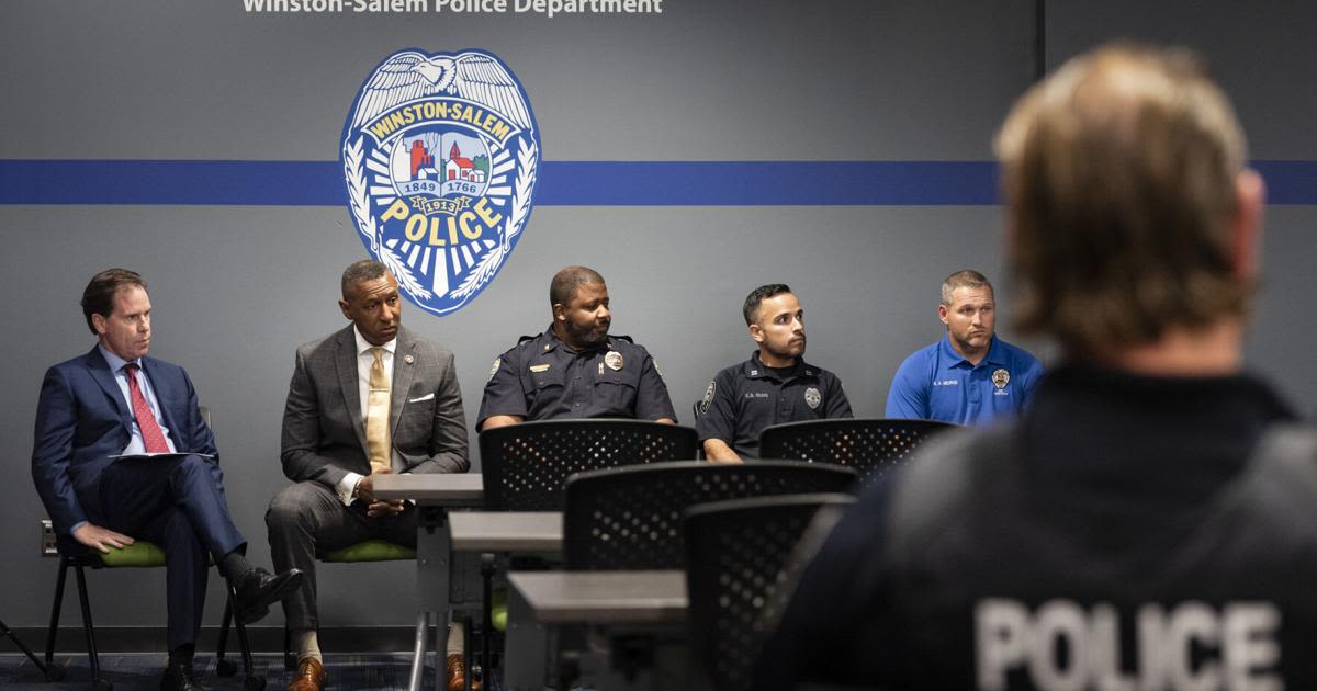 PHOTOS: Press conference regarding recent shootings in Winston-Salem