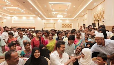 In Pics: Thalapathy Vijay's Meet-And-Greet Session With Toppers In Chennai - News18