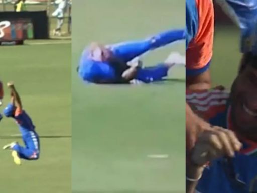 Superman Or Ravi Bishnoi? Indian Spinner Leaves Fans Stunned With Extraordinary Flying Catch - Watch