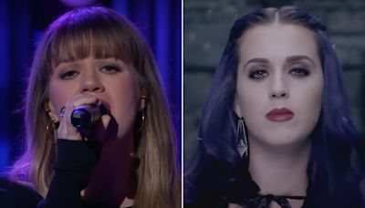 Katy Perry reacts to Kelly Clarkson covering her song 'Wide Awake': 'I can never sing that again'