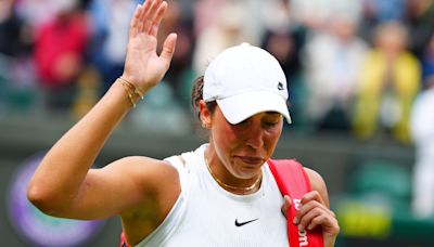 Madison Keys breaks down in tears and has to retire on brink of Wimbledon win