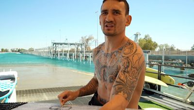 UFC Fighter Max Holloway and Family Visit Kelly Slater’s Surf Ranch