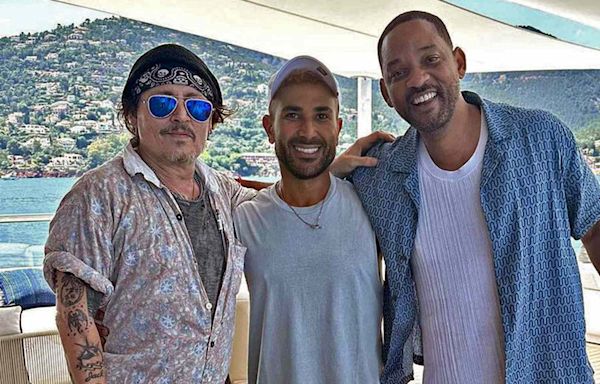 Will Smith and Johnny Depp Are Yachting Together in Italy Ahead of Shared Concert Appearance