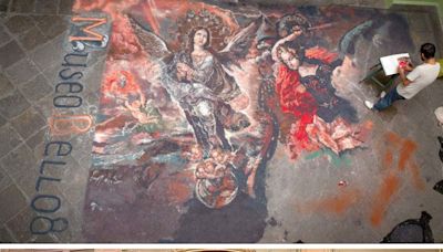Regresa al Museo Bello la Virgen Apocalíptica, obra saqueada en beneficio del MIB - Puebla