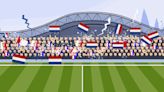 You have the reflexes of a goalkeeper if you see 3 England fans among the Dutch