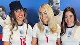 Here come the WAGs - England players' other halves arrive ahead of Serbia match