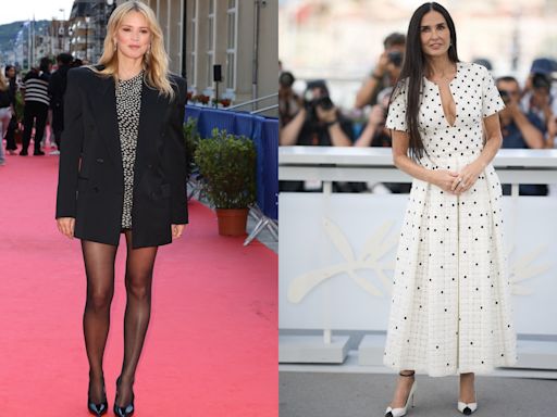 Virginie Efira, Marion Cotillard, Jessica Alba Demi Moore… la robe à pois s’impose comme l’indispensable de l’été