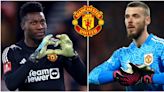 Andre Onana's Manchester United stats vs David de Gea's in his final season