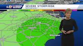 WATCH: Storms return Wednesday afternoon, possibly severe