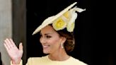 Kate Middleton Shines in Pastel Yellow Dress and Nude Pumps at Queen Elizabeth’s Platinum Jubilee Thanksgiving