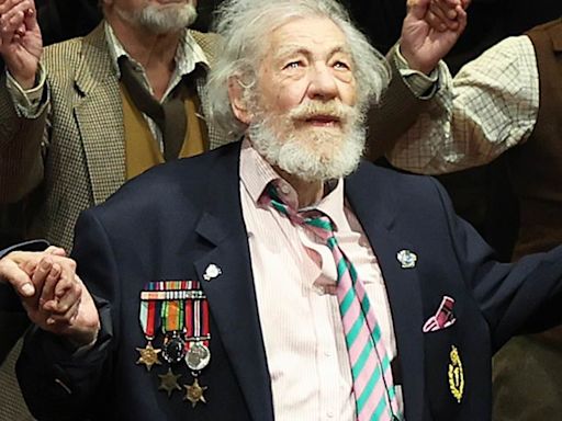 Sir Ian McKellen, 85, shares message as he watches the final show