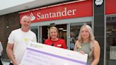 Santander in Greenock raise thousands for Ardgowan Hospice