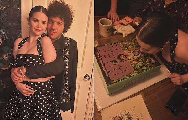 Selena Gomez Celebrates Boyfriend Benny Blanco and His New Cookbook with Cute Embrace: 'So Proud'