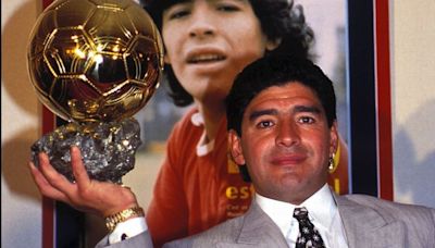 La Justicia de Francia prohibió que se venda el Balón de Oro que Maradona ganó en 1986 - Diario Río Negro