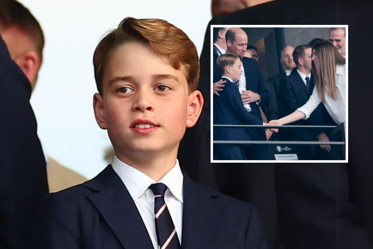 Prince George's meeting with European princess goes viral