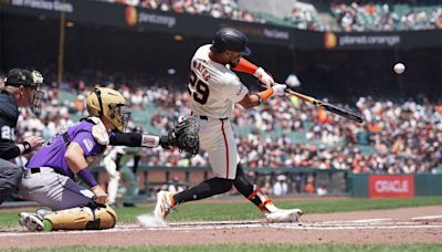 Matos breaks 103-year-old Giants record with four RBI vs. Rockies