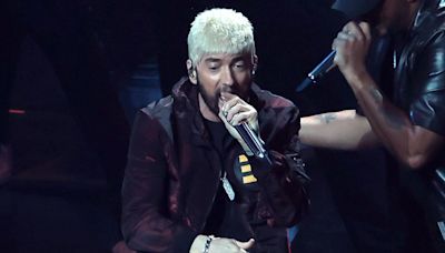 Eminem Gives 'Houdini' Its Live Debut — and Sports a Slim Shady Wig! — for 2024 MTV VMAs Opening Performance