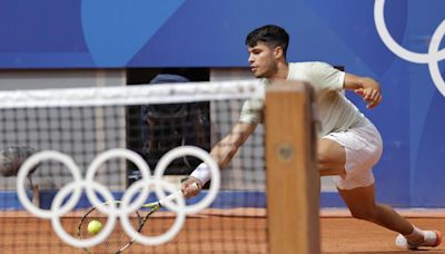 Tenis en los Juegos Olímpicos: Carlos Alcaraz - Hady Habib, en directo