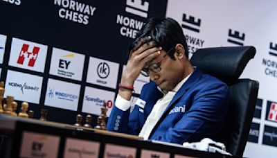 Praggnanandhaa loses to relinquish lead, Ding Liren stunned and Magnus Carlsen rides luck on wild day at Norway Chess